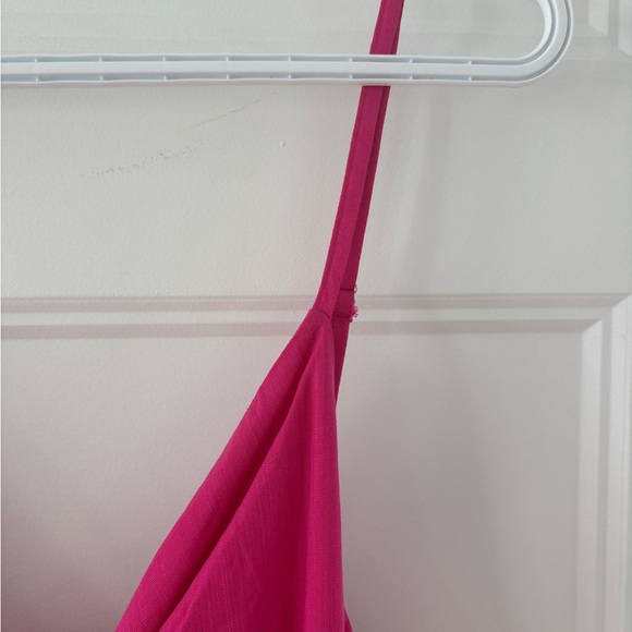 SHEIN Pink Twist Front Maxi Dress Size XL - Picture 4 of 5